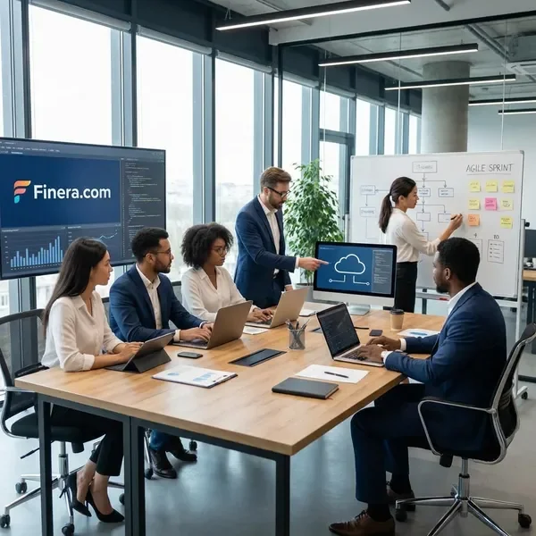 Fintech startup building on SaaS platform