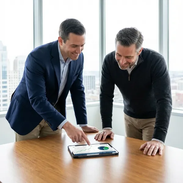 Financial advisor SaaS platform in action